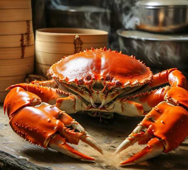 大闸蟹公母争霸，口味对决，谁更胜一筹？