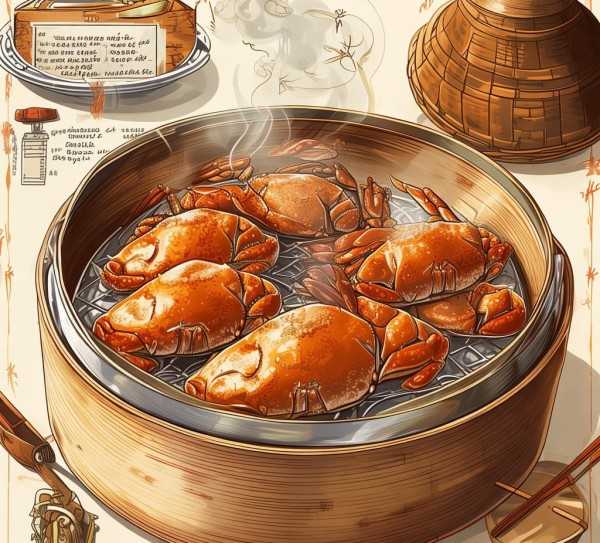 河蟹蒸制秘籍，精准时间与独门技巧大公开