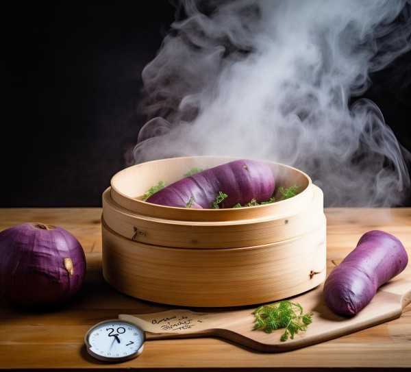 紫薯蒸至最佳熟度的秘诀，掌握时间与技巧