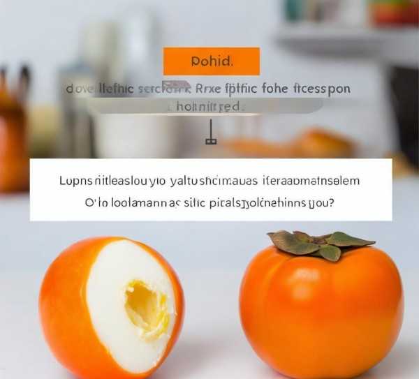 鸡蛋与柿子搭配禁忌及食用时间揭秘