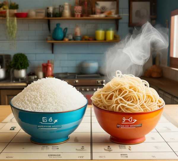 米粉与米饭热量对决，揭秘谁更易增肥？
