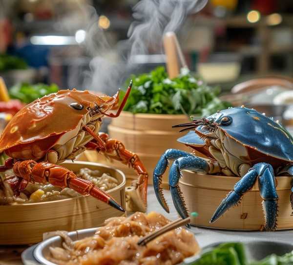 大闸蟹VS梭子蟹，谁是美食争霸赛冠军？