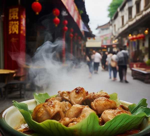 长沙荷叶鸡，探寻湘菜中的绿色珍馐